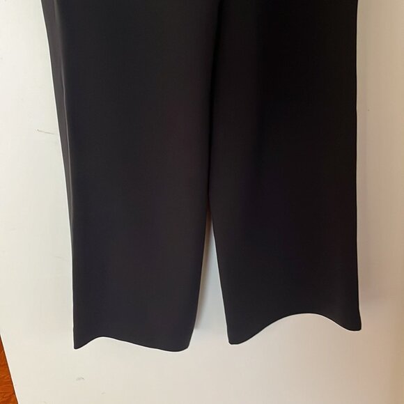 🖤 Vintage Louben Women’s Black 100% Silk Wide-Leg High-Waisted Trousers - Picture 9 of 9